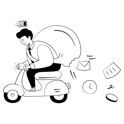 Refill energy illustration